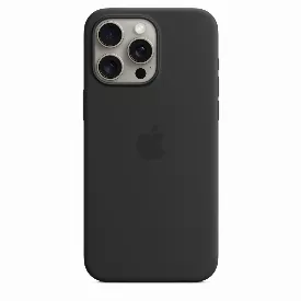 Чехол Apple iPhone 15 Pro Max Silicon Case, черный